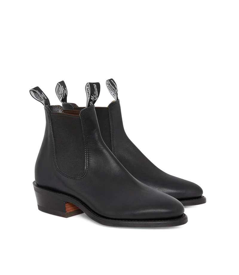 RMW Comfort Lady Yearling Rubber Sole Block Heel E Fit