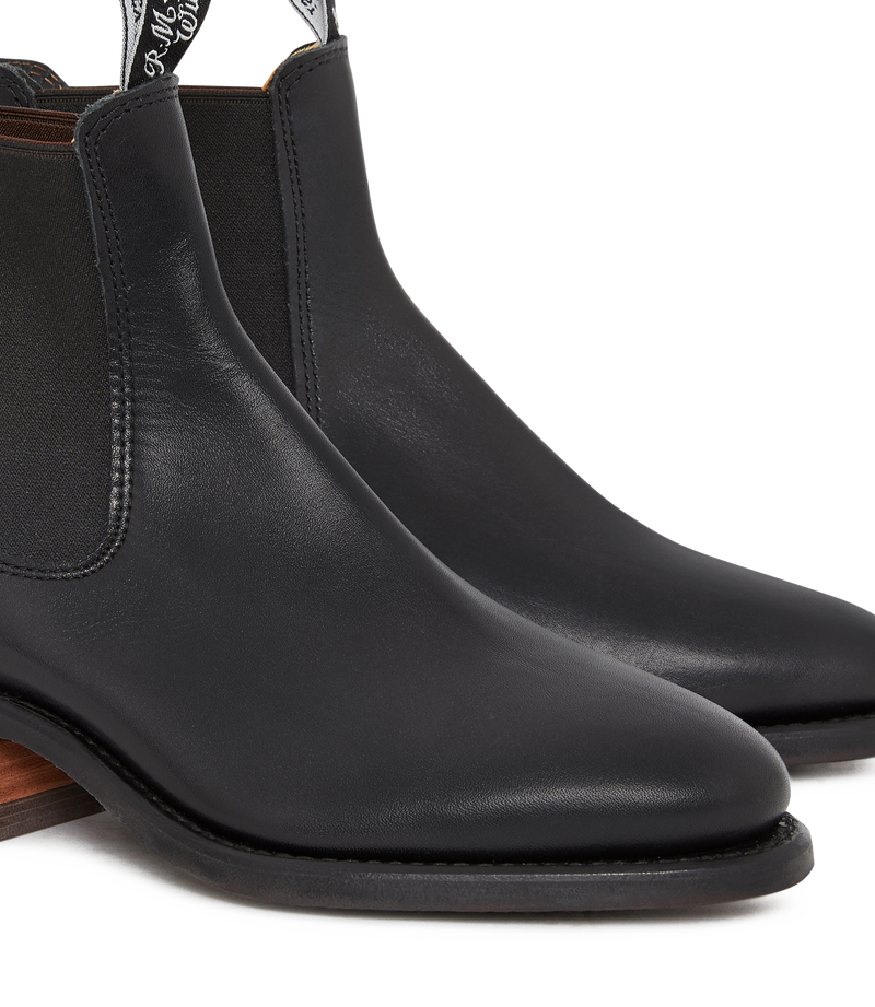 RMW Comfort Lady Yearling Rubber Sole Block Heel E Fit