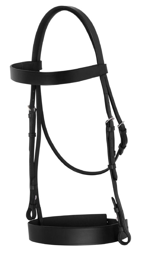 Platinum Show Bridle - Black