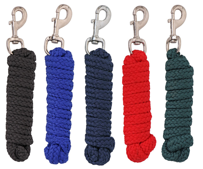 Blue Tag Braided Horse Lead