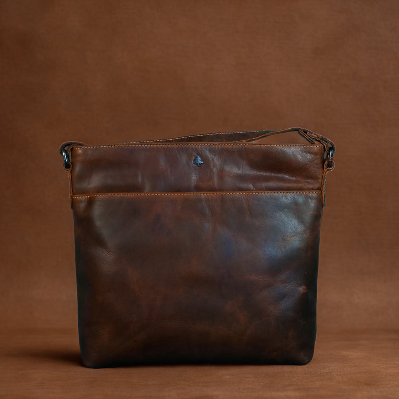 Greenwood Ladies Leather Shoulder Bag - Sandal