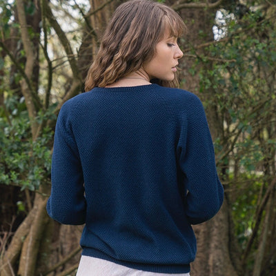 Lothlorian Cotton Plus Merino Penny Textured Jumper