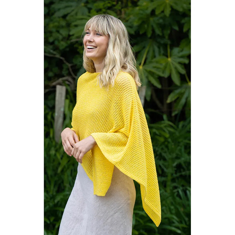 Lothlorian Cotton Plus Merino Mesh Poncho