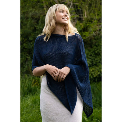 Lothlorian Cotton Plus Merino Mesh Poncho