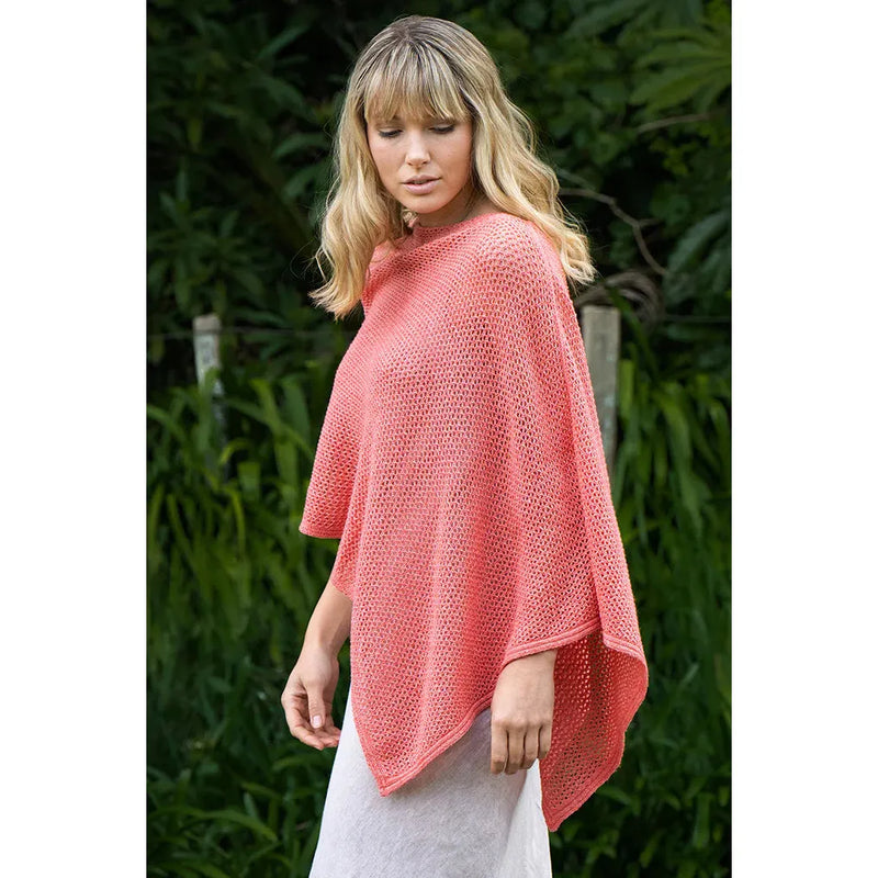 Lothlorian Cotton Plus Merino Mesh Poncho