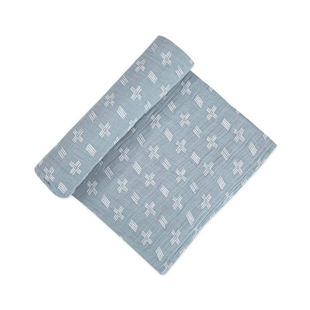 Crane Baby Single Swaddle - Ezra River Dash