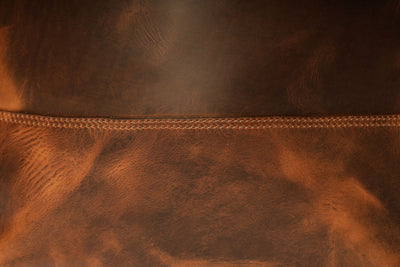 Camden Leather Tote - Whiskey