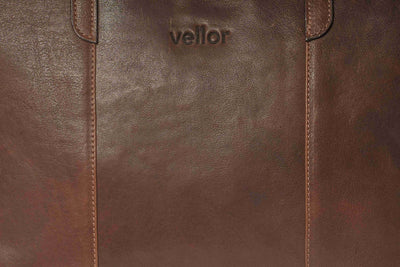 Charleston Leather Tote - Cognac