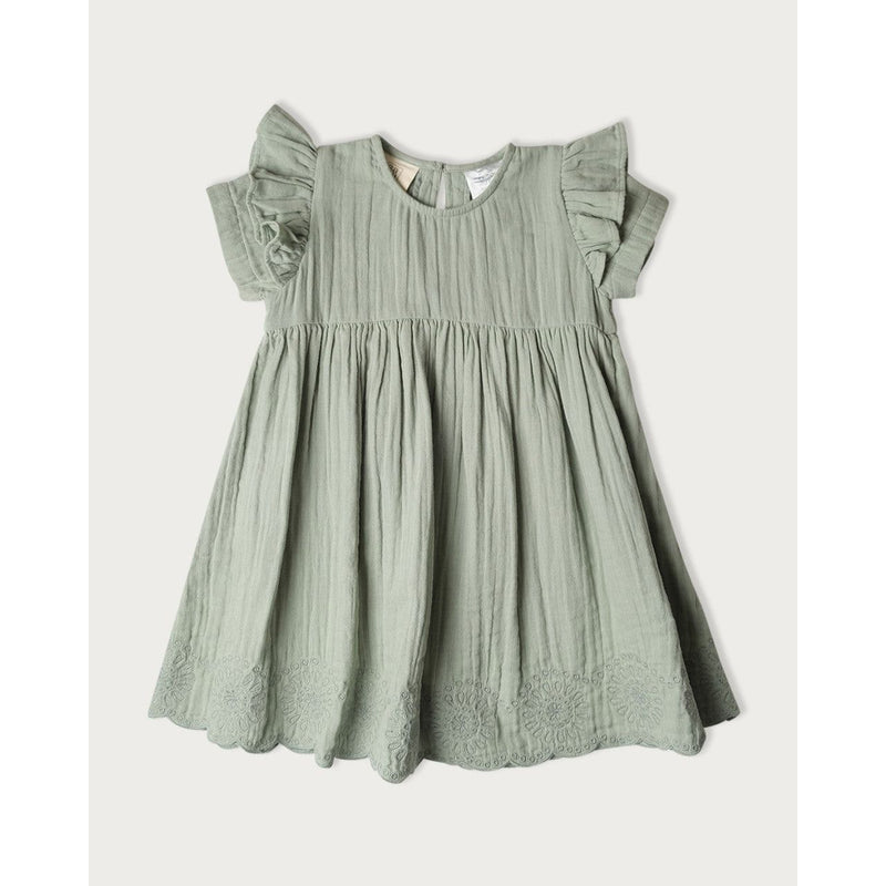 Baby Charlotte Muslin Short Sleeve Dress