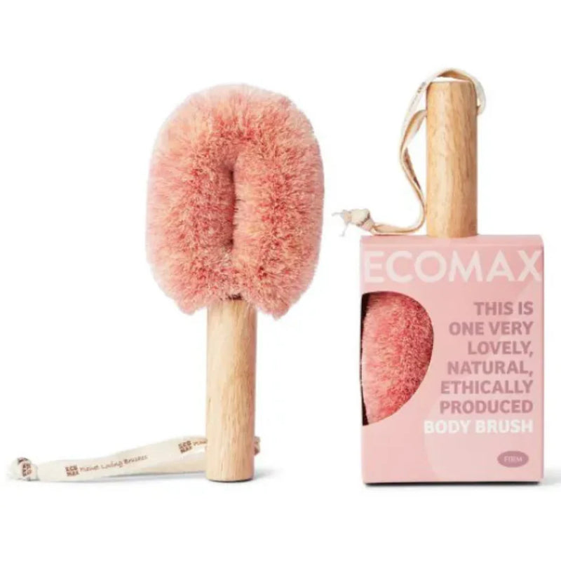 Ecomax Spa Firm Sisal Body Brush - Pink
