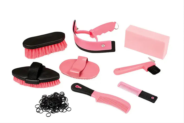 Kincade 9 Piece Grooming Kit - Pink