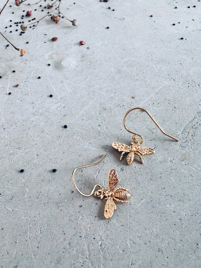 Twigg La Abeille Earrings - French for 'The Bee'