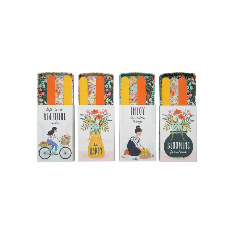 The Flower Market Matchbox Nail Files