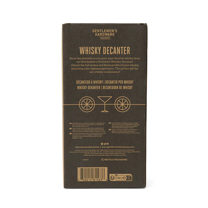 Glass Whisky Decanter 850ml