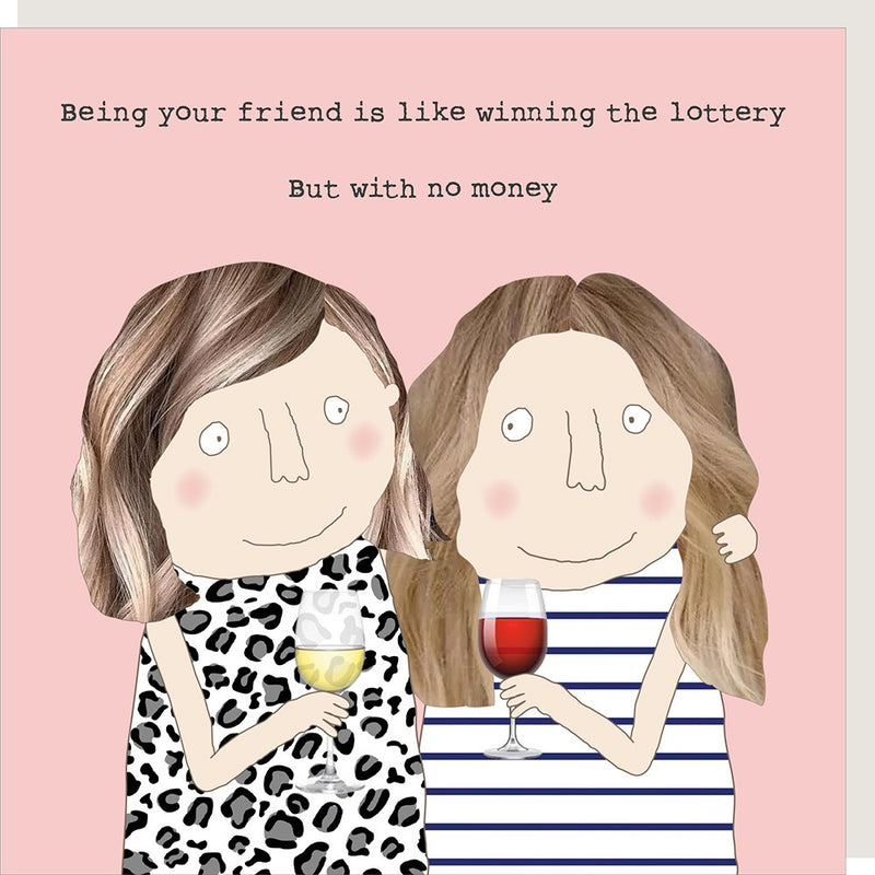 Rosie Made a thing - Friend Lottery Card