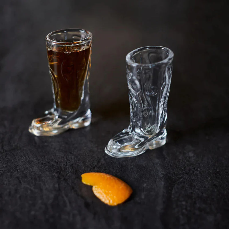 Cowboy Boot Shot Glasses Set