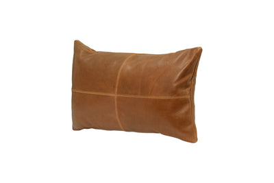 Havana Leather Cushion - Whiskey