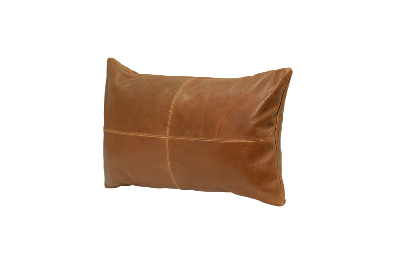 Havana Leather Cushion - Whiskey