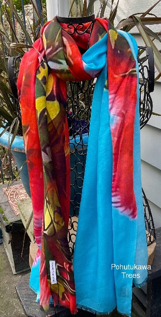 The Scarf Co - Scenic View - Pohutokawa Tree Scarf