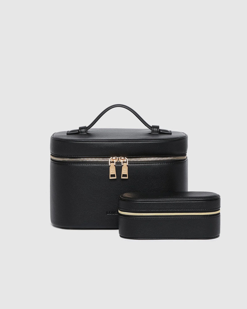 Louenhide Juliette and Charlee Cosmetic Case Set - Black