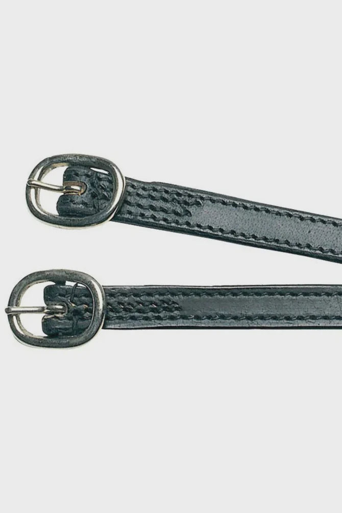 Kincade Stitched Leather Spur Straps