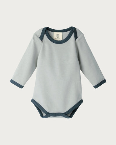 Babu Long Sleeve Bodysuit - Sky Contrast