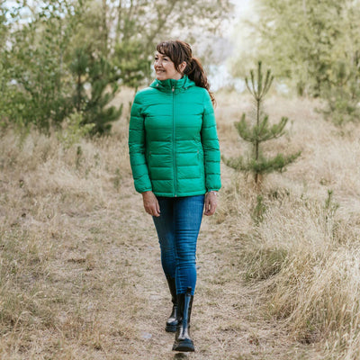 Moke Lynn Ladies Hooded 90/10 Down Jacket