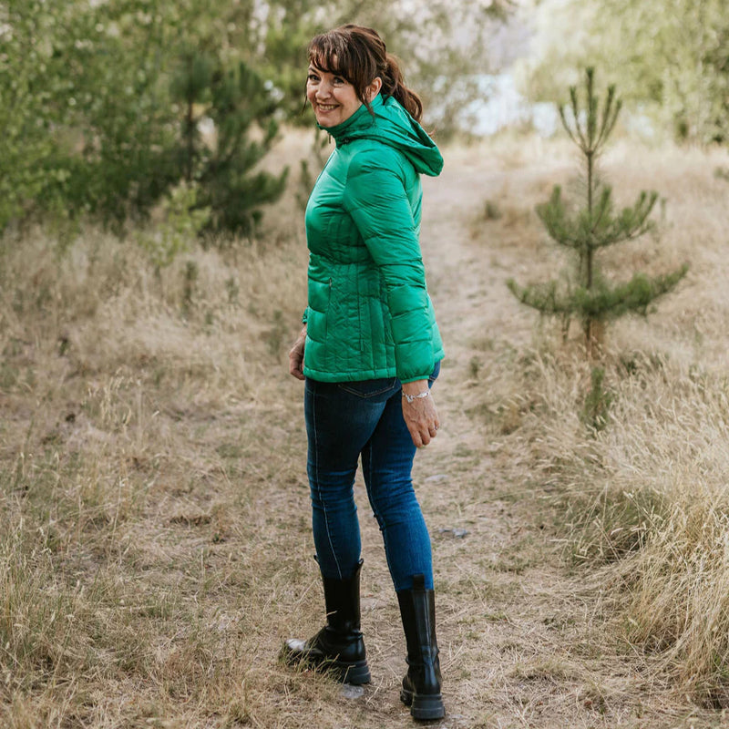 Moke Lynn Ladies Hooded 90/10 Down Jacket