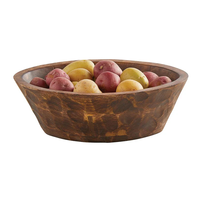 47th and Main Oval Wooden Bowl - 40cm