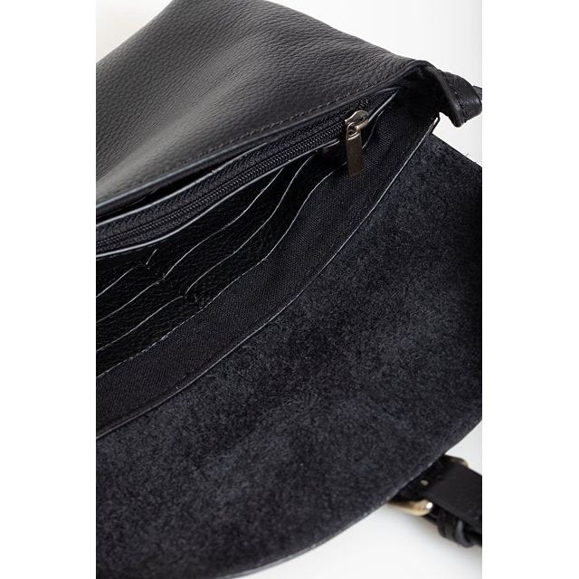 Antler Mahi Leather Bag - Black
