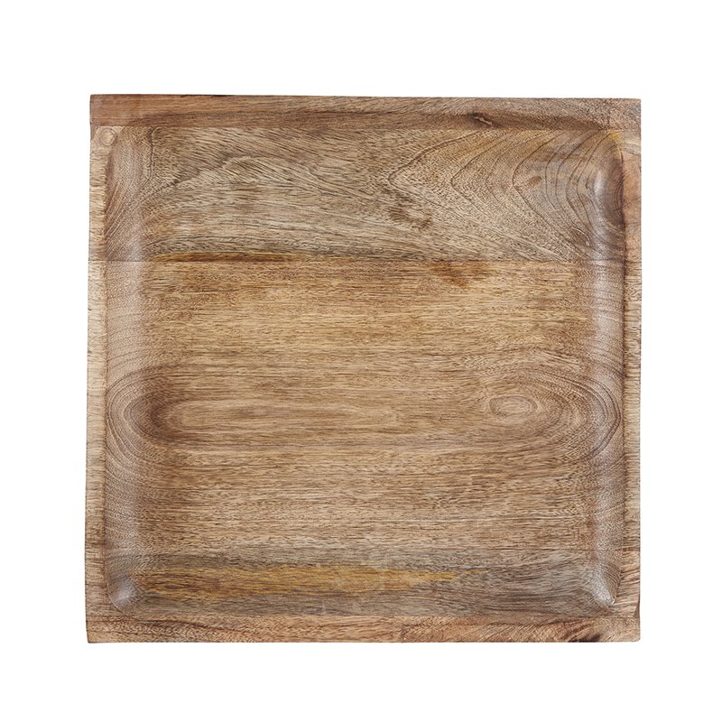 47th and Main Square Wooden Tray - 37cm x 37cm