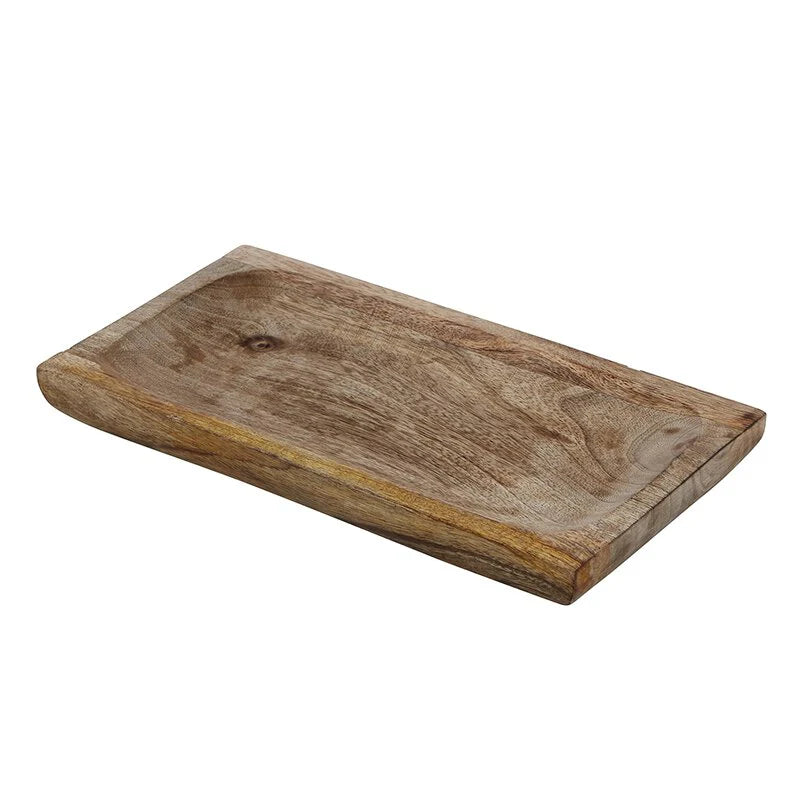 47th and Main Wooden Rectangle Tray - 29.5cm x 14cm