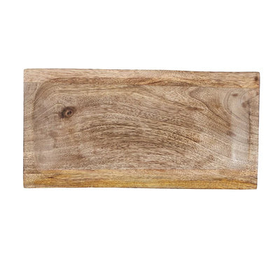 47th and Main Wooden Rectangle Tray - 29.5cm x 14cm