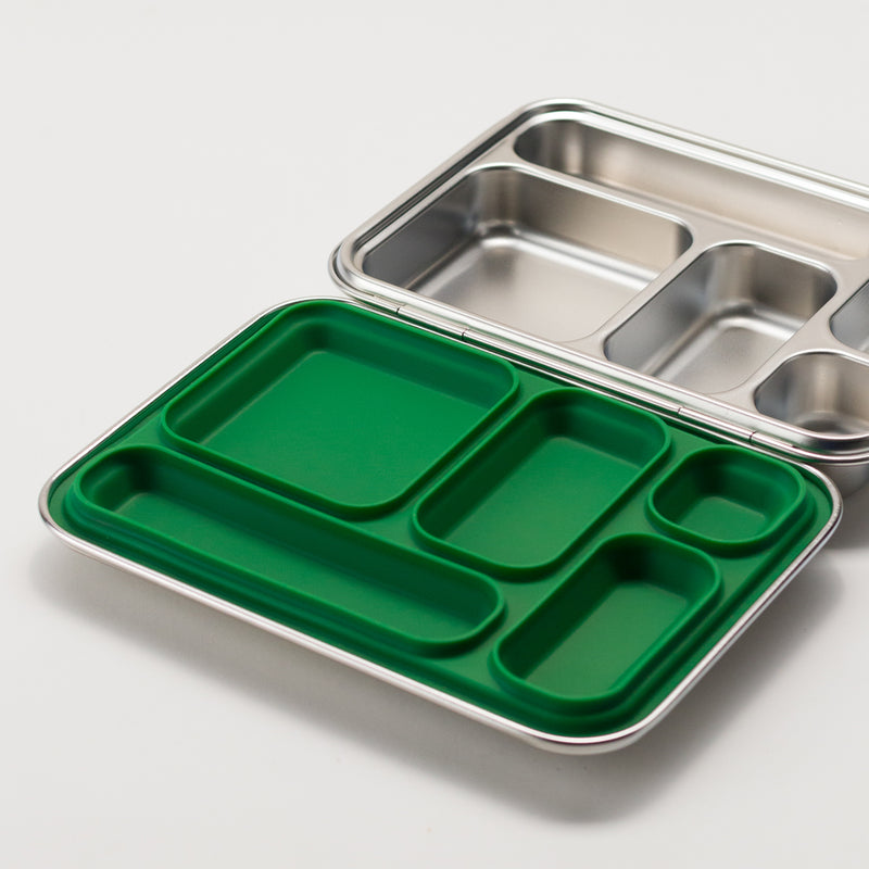 Nestling Stainless Steel Bento Box - Forest