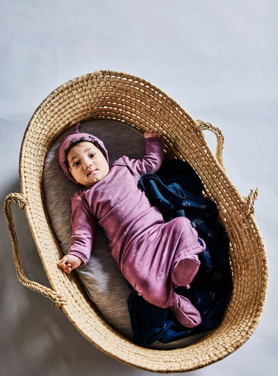 LFOH Newcomer Baby Gown - Mauve Animal