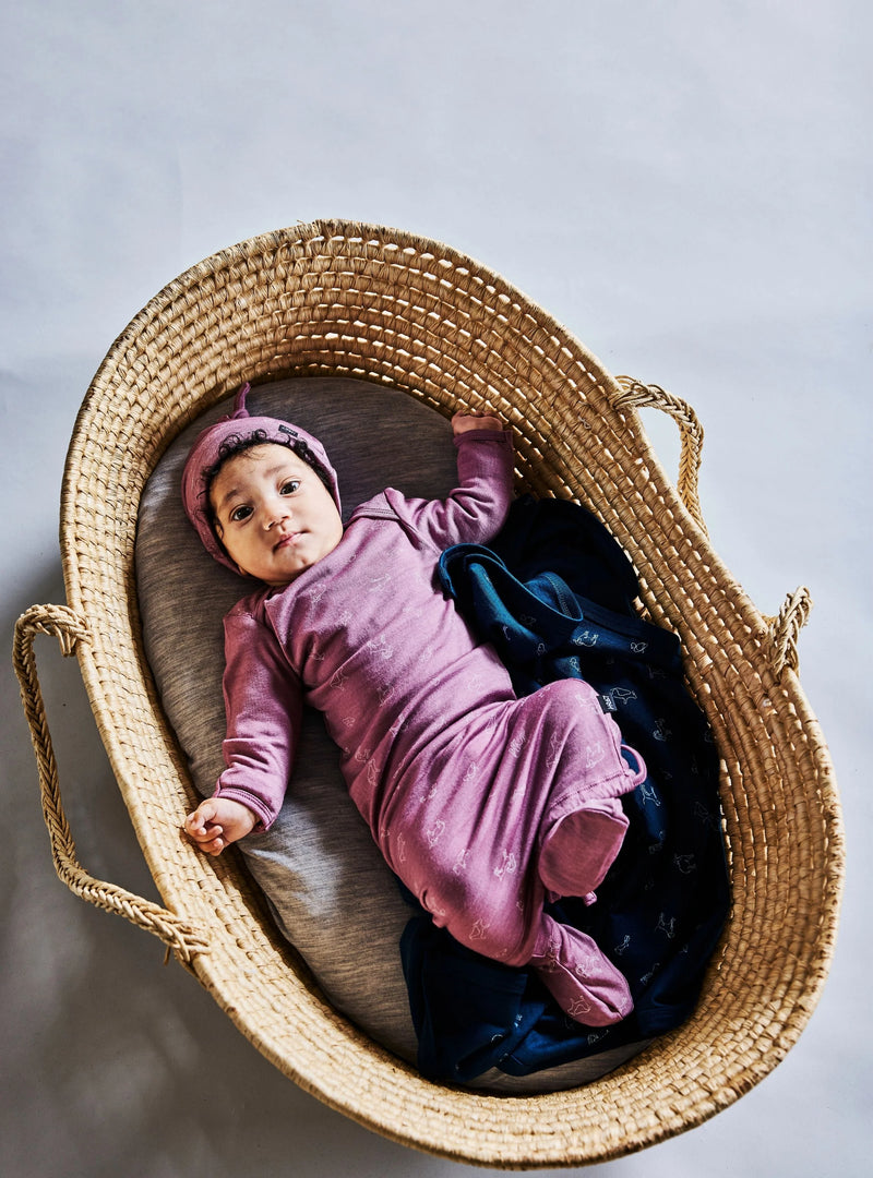 LFOH Newcomer Baby Gown - Mauve Animal