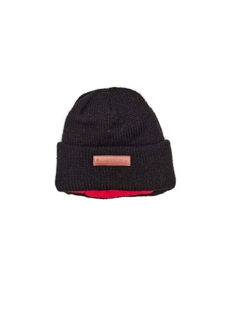 Norsewear Aspiring Leather Patch Beanie