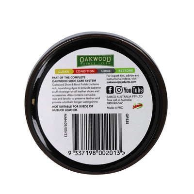 Oakwood Shoe and Boot Polish - Black 65g