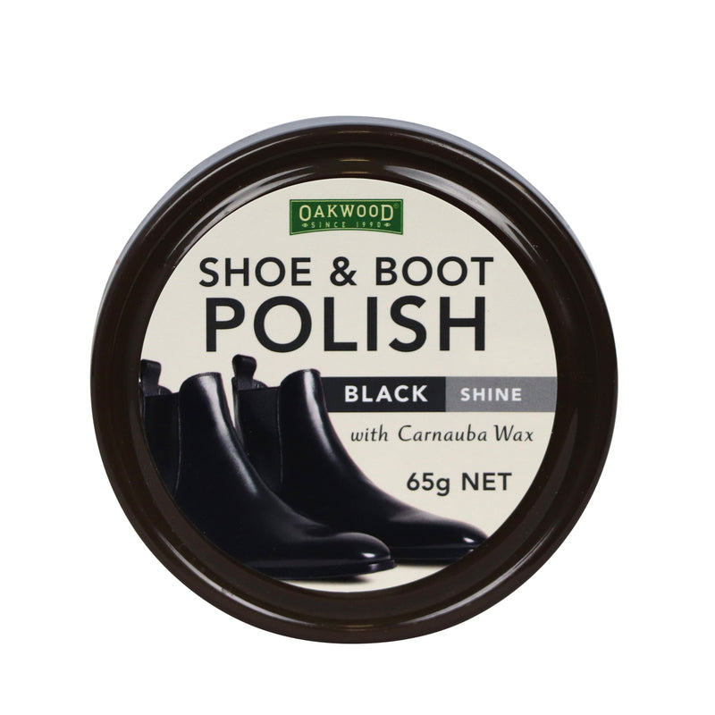 Oakwood Shoe and Boot Polish - Black 65g