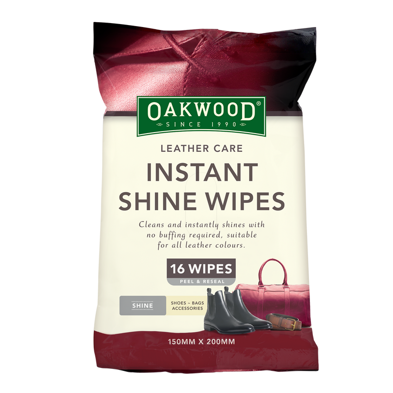 Oakwood Instant Shine wipes