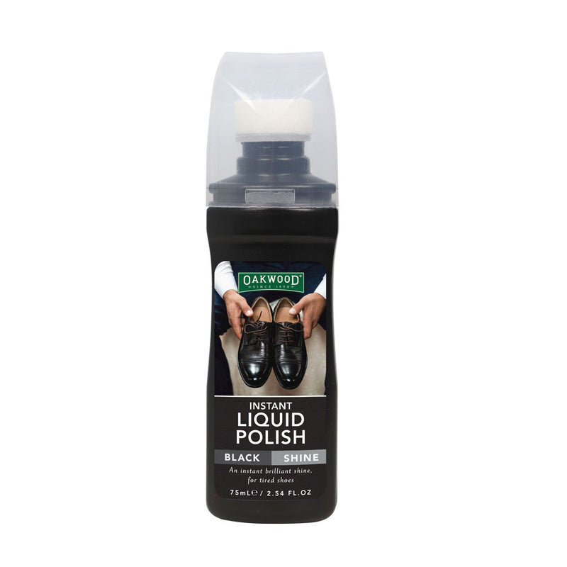 Oakwood Instant Liquid Polish 75mL - Black