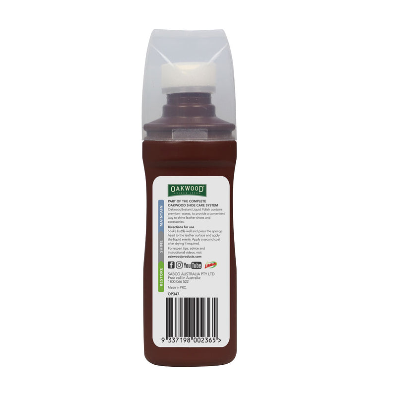 Oakwood Instant Liquid Polish 75mL - Brown