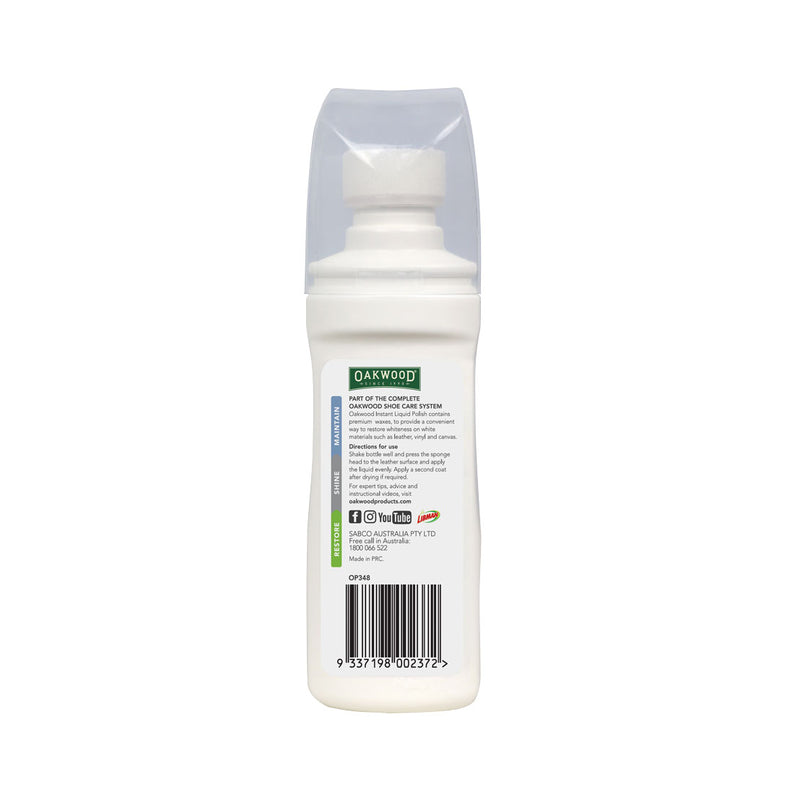Oakwood Instant Liquid Polish 75mL - White
