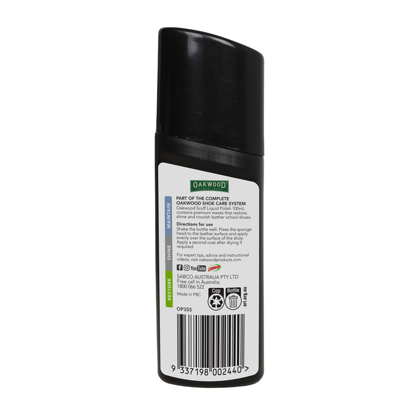 Oakwood Scuff Liquid Polish - Black