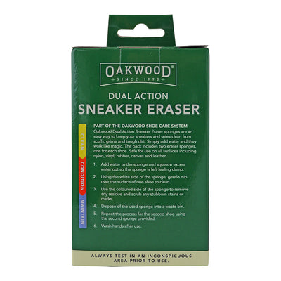 Oakwood Dual Action Sneaker Cleaner Eraser 2 Pack