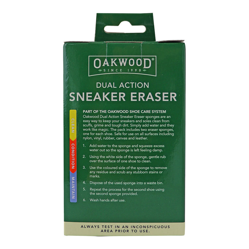 Oakwood Dual Action Sneaker Cleaner Eraser 2 Pack