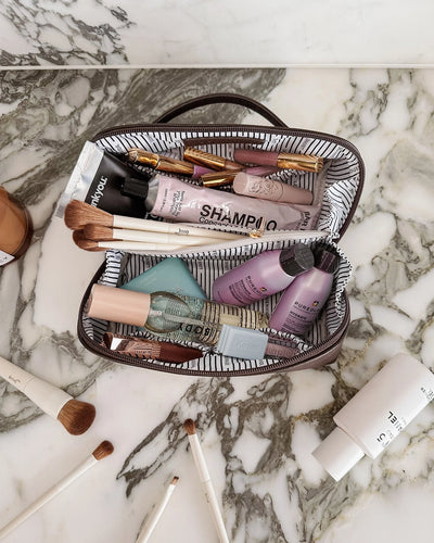 Louenhide Ellis Cosmetic Bag - Chocolate