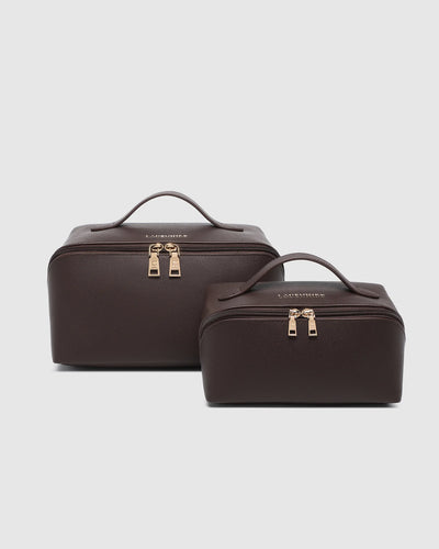 Louenhide Ellis Cosmetic Bag - Chocolate