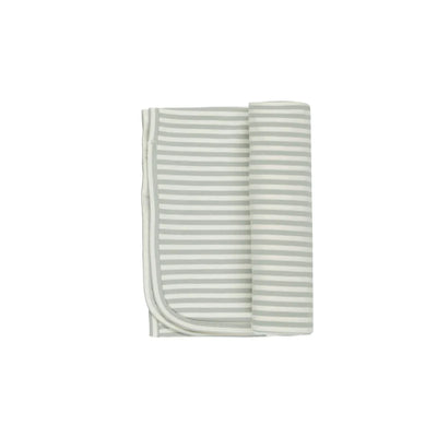 Quincy Mae - Swaddle - Sage Stripe