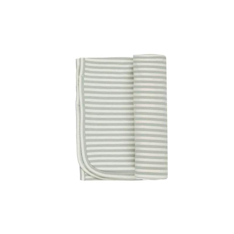 Quincy Mae - Swaddle - Sage Stripe